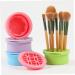Ipetboom Powder Puff Cleaning Bowl Makeup Brush Scrubber Silicone Makeup Brush Makeup Brush Cleaning Pad Brush Cleaning Bowl Makeup Brush Cleaning Mat Sponge Silica Gel Tool Pink 10x8.5cm Pink - Buy Online on GoSupps.com