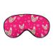 Love Sphynx Cat Face Sleep Mask Eye Cover for Sleeping Blindfold with Adjustable Strap Blocks Light Night Travel Nap for Men Women