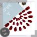 Yizaca Red Long Oval Press on Nails - 24PCS Full Cover Acrylic False Nails for Women and Girls - Buy Online on GoSupps.com
