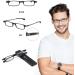 2 Pack Ultra Thin Folding Reading Glasses | TR90 Blue Light Blocking | Anti UV & Eyestrain | Portable & Compact for Men & Women | +1.5 Strength | Ideal for Computer Use - Buy Online on GoSupps.com
