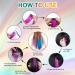 Buy Aomy 22-Piece Colorful Hair Extensions - 50cm Curly Clips for Women Girls & Kids | Perfect for Parties & Festivals - Buy Online on GoSupps.com
