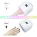 BIDUO Rechargeable 86W UV LED Cordless Nail Lamp with 4 Timer Settings and Smart Sensor - White - Buy Online on GoSupps.com