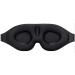 Soft Black Sleep Mask for Women Men Light Reducing Light Blocking Night Eye Cover Sleek Design Zero Eye Pressure Mask for Regular Use and Travel
