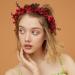 Boho Christmas Headband Flower Crown with Berries | Hair Wreath for Women & Girls - Festive Holiday Accessory - Buy Online on GoSupps.com