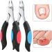 Nail Clipper for Thick Nails Toe Nail Cuticle Scissors Pliers Nail Clippers Trimmer Cutters Paronychia Nippers Manicure Remover Chiropody Podiatry Feet Care (Color : 1pcs red) - Buy Online on GoSupps.com