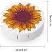 Sunflower Contact Lens Case - Cute Travel Portable Kit with Mirror for Daily Outdoor Use - International Shipping Available - Buy Online on GoSupps.com