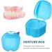 Buy Healifty Prosthesis Suitcase | Dental False Teeth Storage Box with Net - Light Blue - Buy Online on GoSupps.com