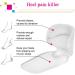 URAQT Gel Shoe Inserts for Women - Anti-Slip Heel Grips & Foot Insoles (4 Pairs) - Transparent - Buy Online on GoSupps.com