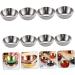 MAGICLULU 24 Pcs Silver Sauce Dish Dipping Sauce Seasoning Dish Stainless Steel 9x9cmx3pcs Silverx3pcs - Buy Online on GoSupps.com