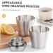 ABOOFAN 4pcs Sauce Plate Dip Cups Multi-Function Sauce Container Condiments Dishes Seasoning Dish Cup French Fries Ketchup Cups Practical Dipping Bowls Stainless Steel Mold Mini 5.8X4.5X3.3CM Silver - Buy Online on GoSupps.com
