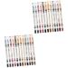 FOMIYES 2pcs 12 Makeup Eyeliner Glitter Outfit Flash Suit Waterproof Eyeliner Pencil Set Shimmer Water Proof 1 count (Pack of 1) As Shownx2pcs