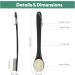 Back Brush for Showering - Long Handle Bath Brush for Seniors - Black Shower Brush - Buy Online on GoSupps.com