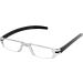 Fisherman Eyewear Slim Vision Rimless Reading Glasses 3.00 - Shiny Black - Buy Online on GoSupps.com