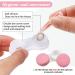 Travel-Friendly Pink Contact Lens Case with Mirror | Protective Cover & Hygienic Container for Contact Lenses - Buy Online on GoSupps.com