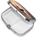 Airplane Art 2 Compartment Small Pill Case | Cute Travel Pill Organizer | Perfect Gift for Purses & Pocket - Buy Online on GoSupps.com