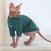 Iecoii Sphynx & Hairless Cat Clothing - Soft Cotton T-Shirts Sweaters & Vests for Sphynx Cornish Rex & Devon Rex - XL Green - Buy Online on GoSupps.com