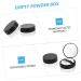 AUTSUPPL 2pcs Loose Powder Holder Face Powder Blusher Makeup Jars Containers Empty Powder Case - Buy Online on GoSupps.com