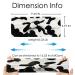 Vercret 8 Pack Non Slip Boho Wide Headbands for Women - Elastic Twist Knot Hair Bands for Yoga, Running, Sports - Dark Colors - Buy Online on GoSupps.com