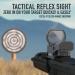 Pinty Red Green Dot Sight Reflex Tactical Riflescope | 4 Reticle Patterns | 20mm Free Mount Rails | Black Khaki - Buy Online on GoSupps.com