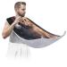 Christmas Cat Beard Bib Apron Beard Hair Catcher for Men Shaving Fathers Day Anniversary Christmas Gifts for Dad Husband Beard Bib with 2 Suction Cups