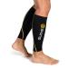 SKINS Essentials Calftights mx S black/yellow
