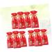 COLLBATH 10pcs Christmas Pouch Convenient Storage Bag Drawstring Bags for Candy Bag Elk Packing Bag - Buy Online on GoSupps.com