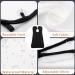 Leaflai Beard Apron - Waterproof Beard Bib with Suction Cups | Ultimate Beard Care Gift for Men in White - Buy Online on GoSupps.com