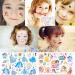 240 Pcs Princess Temporary Tattoos for Girls - Waterproof Cartoon Theme Party Decoration - Kids Birthday Party Temporary Tattoo Toys - Buy Online on GoSupps.com
