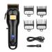 Professional Hair Clippers for Men All-Metal Rechargeable Hair Clipper Rechargeable 440C Blade