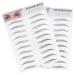 Angoily 2pcs 3d Eyebrow Stickers Cosmetology Kit Eyebrow Hair Eyebrow Stencils Tool Eyebrow Trimming Woman