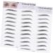 MAGICLULU 6 Pcs 3d Eyebrow Stickers 3d Brow Stickers Eyebrow Hair Natural Eyebrow Sticker 6d Tool Water Proof ze006x3pcs Blackx3pcs - Buy Online on GoSupps.com