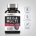 Piping Rock Men's Multivitamin | 90 Caplets | Mega Vitamin and Mineral Complex | Daily Support Supplement | with Vitamin C D Magnesium Zinc | Non-GMO Gluten Free - Buy Online on GoSupps.com