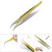 Buy Figette Eyelash Extension Tools | Professional Stainless Steel Curved & Straight Tweezers for False Eyelashes - International Shipping - Buy Online on GoSupps.com