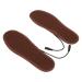 2 pieces of heated shoe inserts foot warmers unisex electrical heating deposits for men and women (USB)-washable fast warming (35-36)