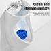 WOBBLO Urinal Deodorant Screen | Air Freshener Natural Urinal Mat Multifunctional Safe for Bathrooms Bathrooms Homes Hotels Blue (10 Pieces) - Buy Online on GoSupps.com