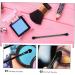 VINTORKY 30pcs Double Ended Eyeshadow Brush Cosmetic Tool Bling Makeup Brushes Sponge Black Artificial Fiber - Buy Online on GoSupps.com