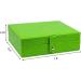 Leather 7 Day AM/PM Pill Organizer - Green | International Shipping Available - Buy Online on GoSupps.com