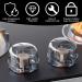 6 Pack Gas Stove Button Covers | Child Safety Oven Lock | Transparent & Black Button Protection - Buy Online on GoSupps.com