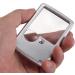 Plauauyt Silver Tone Shell LED Illuminated Magnifying Glass Pocket Magnifier 3X 6X - Buy Online on GoSupps.com