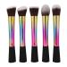 Tyenaza 5Pcs Portable Makeup Brush Set Face Blush Powder Makeup Brush Women Beauty Tools