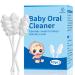 Baby Tongue Cleaner, Baby Oral Cleaner for Newborns, Baby Toothbrush for Mouth Cleaning, Infant Toothbrush for Dental Care of 0-36 Month Baby, 40 Pcs 40 Count (Pack of 1)