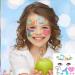 8pcs Kids Animal Face Tattoo Set - Water Transfer Butterfly Sticker for Halloween & Parties - Buy Online on GoSupps.com