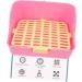VANZACK Box Rabbit Toilet Pet Toilet Little Pig Pee Toilet Pet Drawer Potty Rabbit Potty Pet Supply Pet Pee Toilet Bunny Toilet Pet Potty Bunny Potty Pet Litter Tray Pet Training Corner 28.5X23.5X15.5CM Pink - Buy Online on GoSupps.com