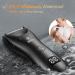 Body Hair Trimmer for Men Electric Hair Clippers Ball Trimmer with Ceramic Blade Waterproof Pubic Groin Hair Trimmer Grooming Kit with LCD Display & Recharge Dock Black - Buy Online on GoSupps.com