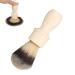 Natudeco Men Shaving Brush - Soft Hair Beard & Hair Cleaning Tool with Resin Handle for Optimal Facial Care - Buy Online on GoSupps.com