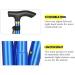 Telescopic Non Slip Crutches Older Cane Aluminum Alloy Elderly HEI Adjustment Walking Stick Blind Sticker Black Blue for Persons rollator walker Durable Mobility Aid for Arthritis Elderly Seniors - Buy Online on GoSupps.com