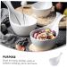 Alipis Sauce Dish Food Tray Jewelry Tray Tea Creamer Pitcher Fruit Tray Dip Bowls Sauce Bowl re-usable 17.00X11.00X6.00CM White - Buy Online on GoSupps.com