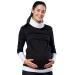 HAPPY MAMA Boutique Women's Maternity Nursing Jumper Sweeathirt 348 8-10 Black & White