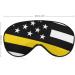 USA Thin Yellow Line Flag Sleep Mask - Adjustable Eye Cover for Sleeping and Travel - Buy Online on GoSupps.com