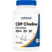 Nutricost CDP Choline (Citicoline) 300mg, 120 Vegetarian Capsules - Non-GMO, Vegetarian Friendly, Gluten Free 120 Count (Pack of 1)